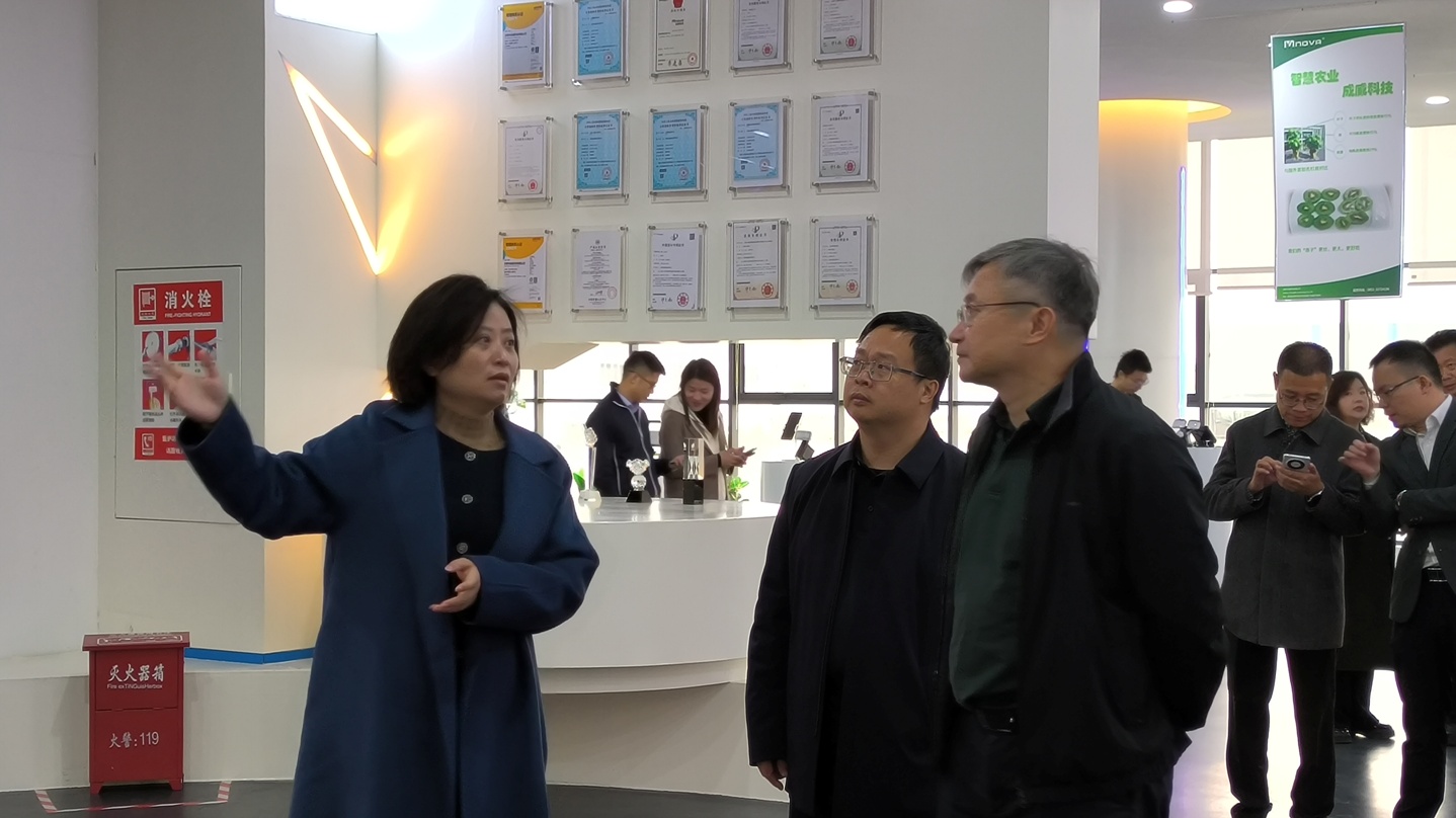 2023年11月13日，廣州市政府副秘書長高裕躍一行到成威科技調(diào)研